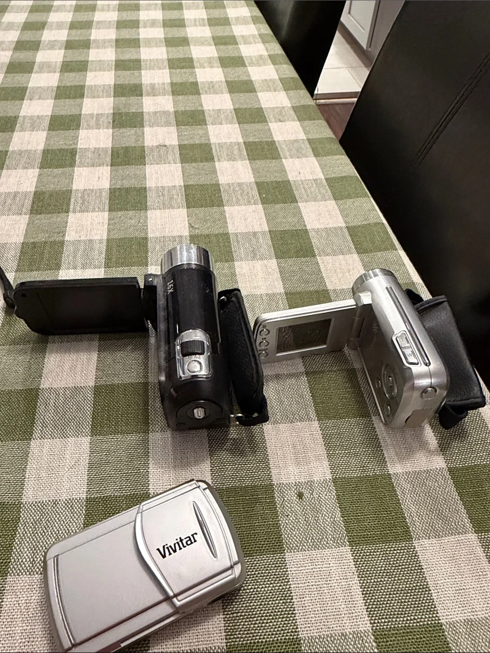 Silver Compact Digital Camcorder - Portable Video Camera